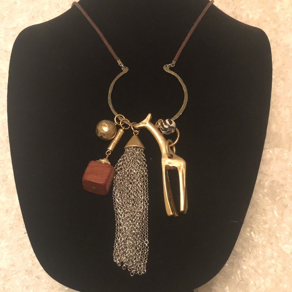 Chico’s Giraffe Charms Necklace